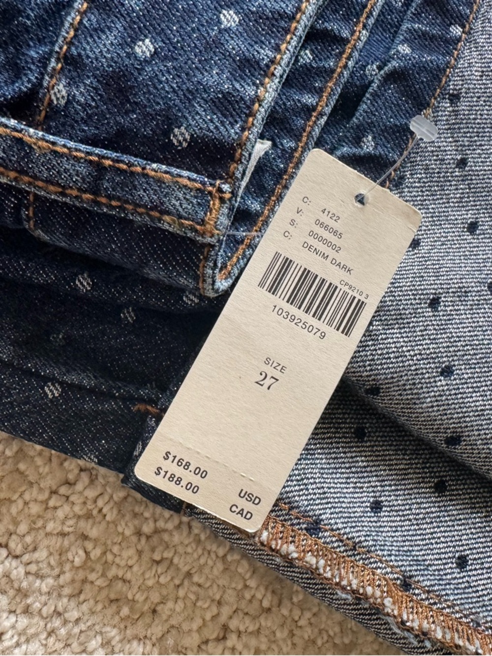 THE KAYDEN CARPENTER HIGH RISE BARREL JEANS BY PILCRO Size 27 - Picture 4 of 6